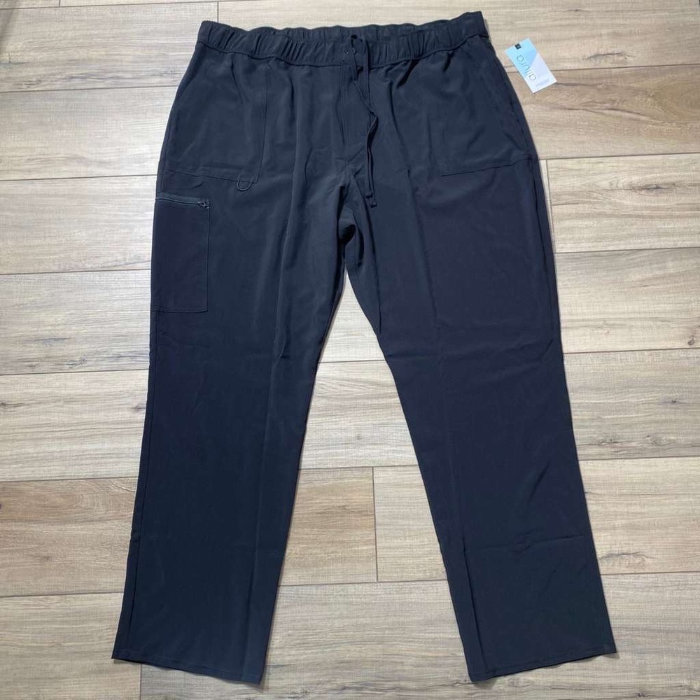 Cherokee Mens Allura Modern Fit Scrub Pants Size 3XL Black